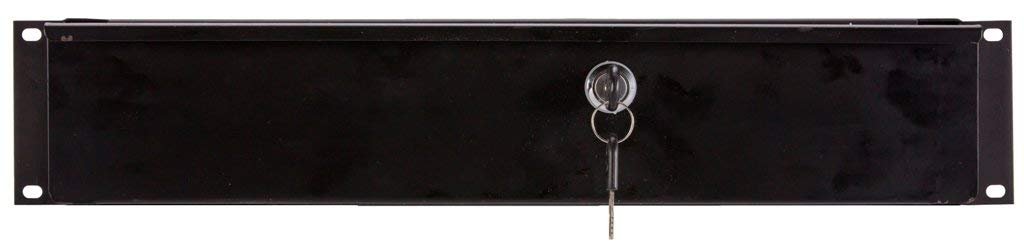 DEEJAY LED TBH2URDW Well-founded Locking Drawer Rack Space Installed In Any Standard 19" Equipment Rack 2u Metal Locking Rack Drawer Equipment Includes An Extra Wide Removable Front Panel