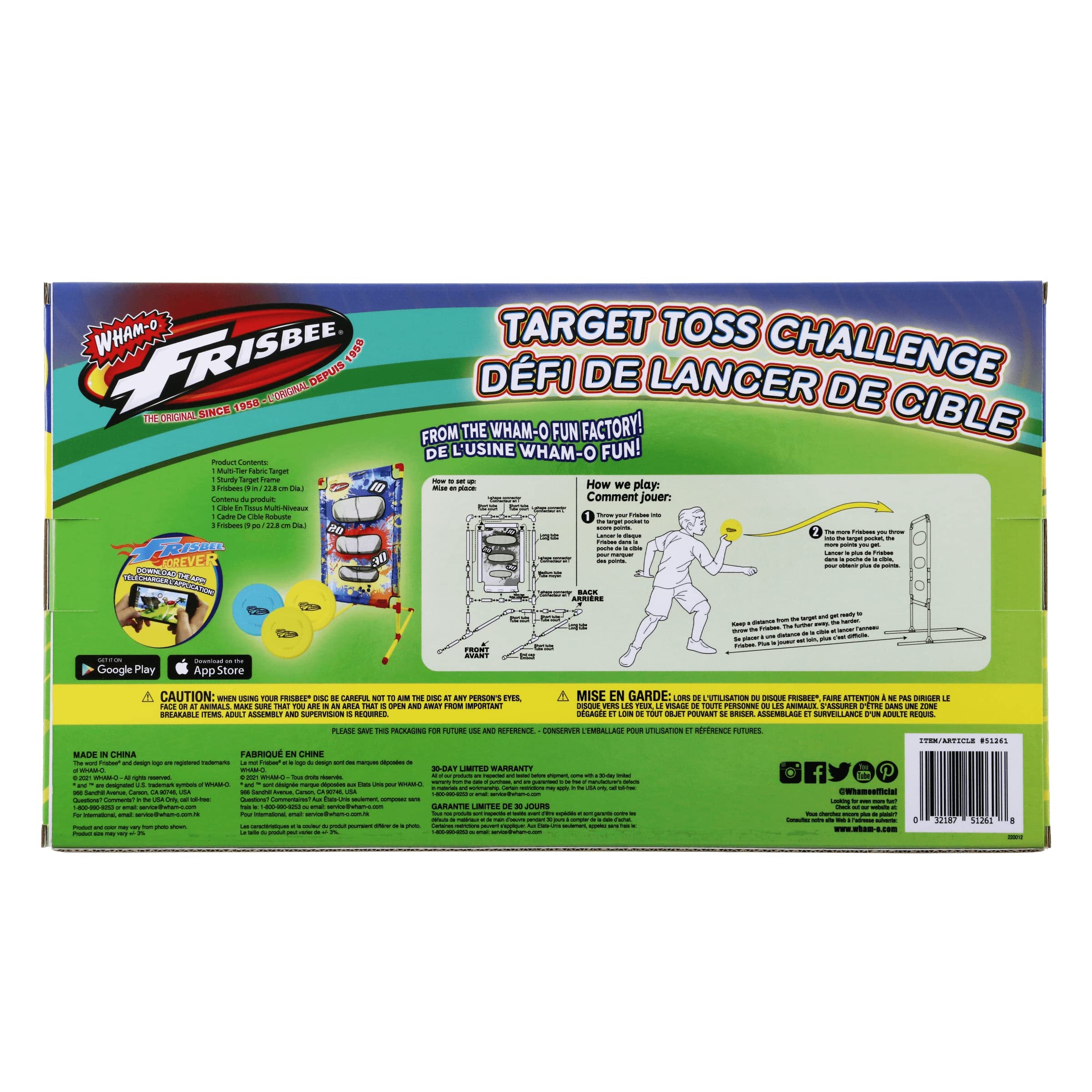 Wham-O Frisbee Target Toss Challenge