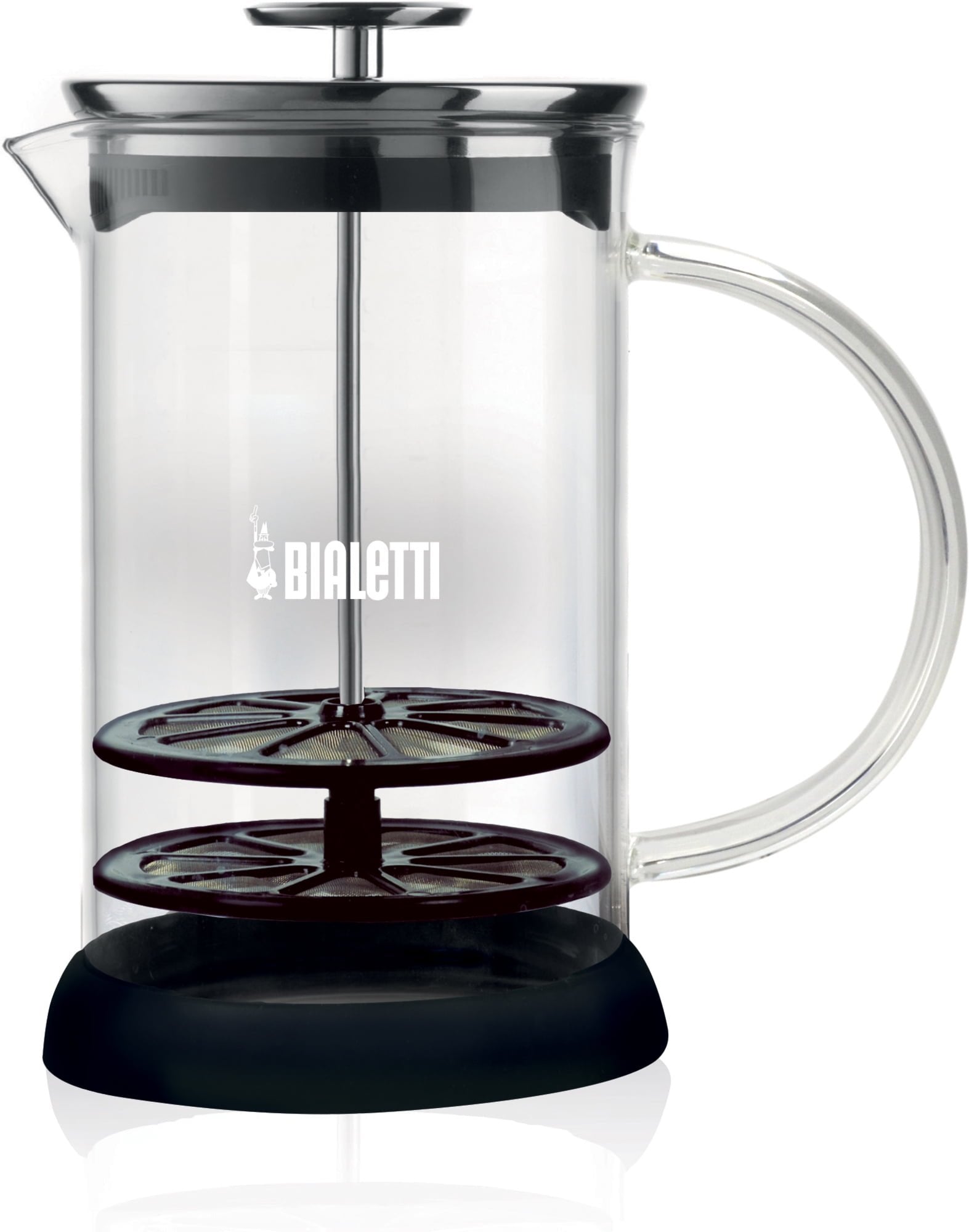 Bialetti, 16 Ounce Manual Frothing Pitcher, Glass