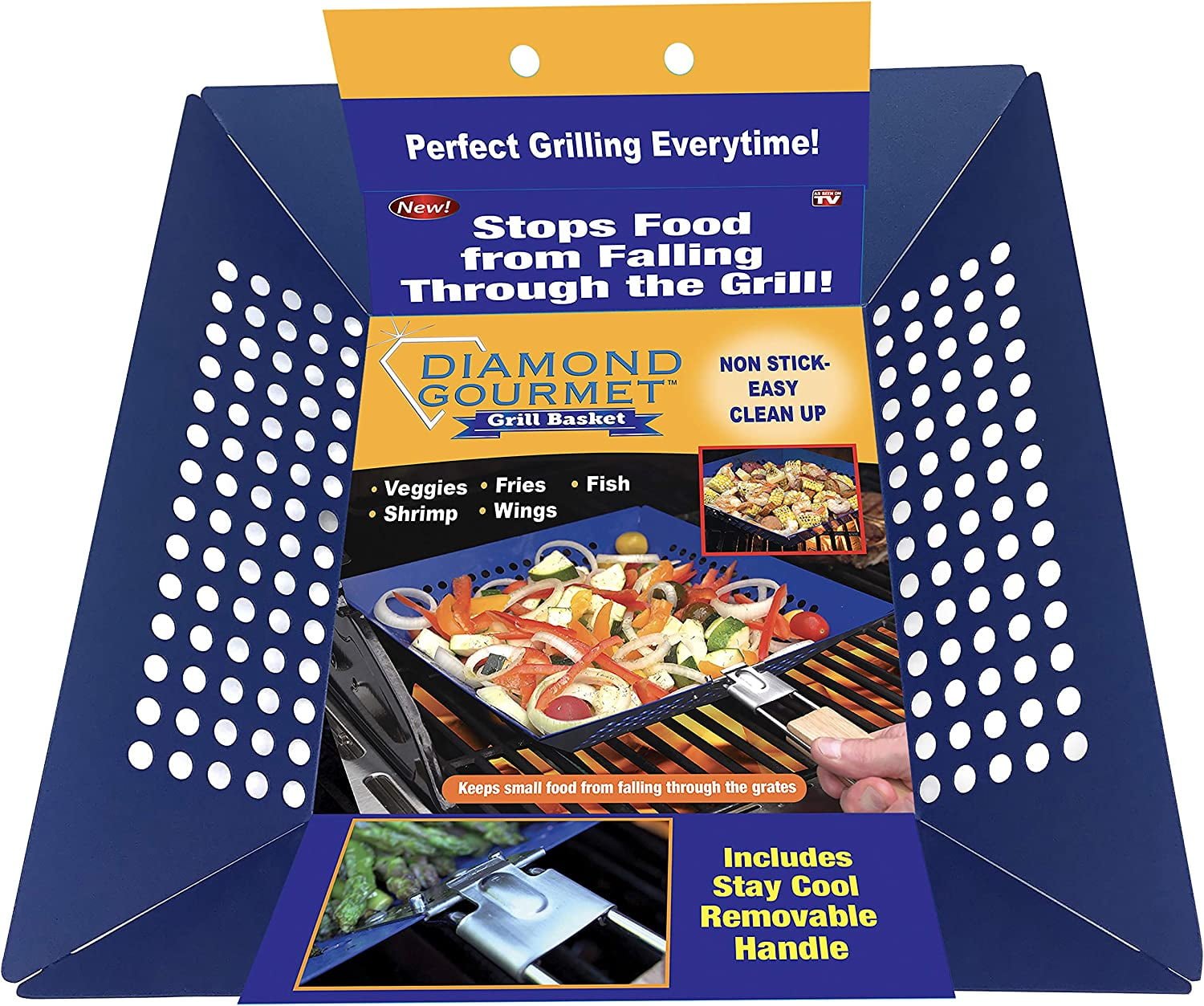 As Seen On TV Gourmet Non-Stick Grill Baskets