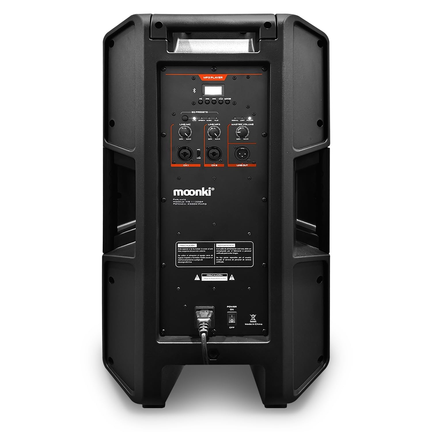 Moonki Sound MS-112DSP Active DSP Professional Speaker – Black