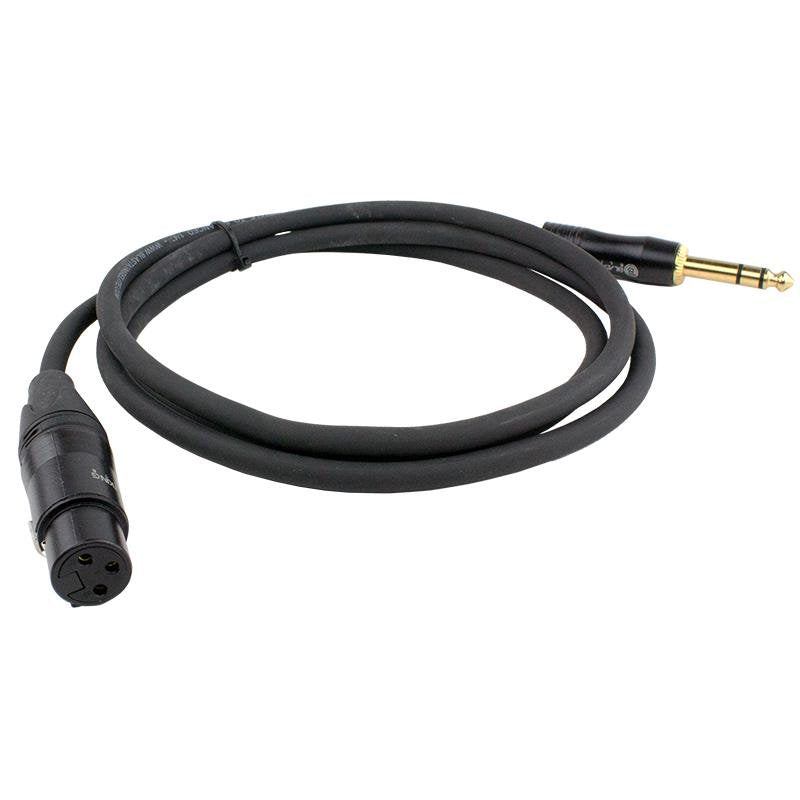 Blastking CXLRFQ-6 XLR Female to Balanced 1/4" Cable – 6 ft.