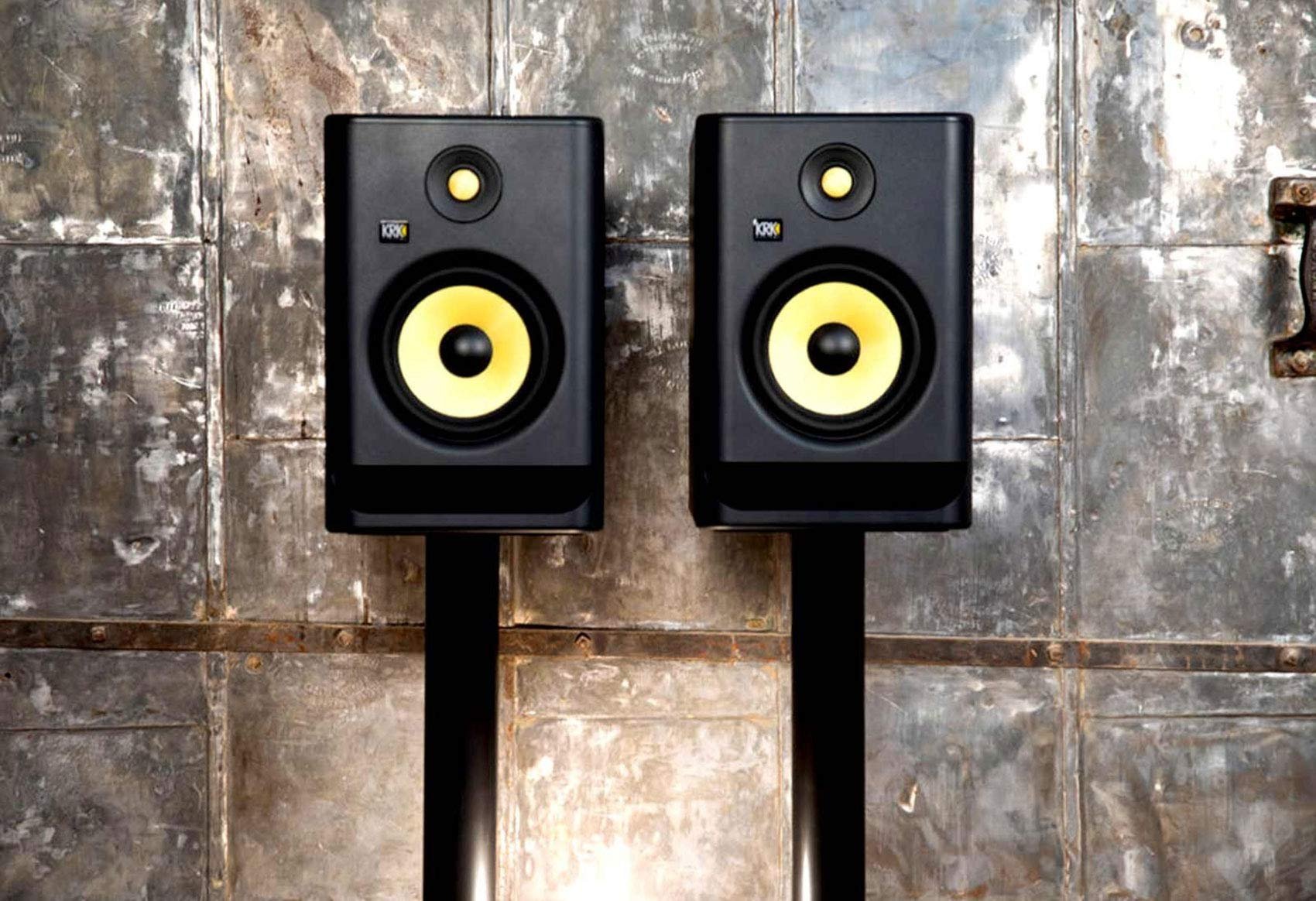 KRK RP5 Rokit 5 G4 Professional Bi-Amp 5" Powered Studio Monitor, White Noise