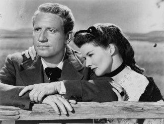 Historic Photos 1947 TITLE: Spencer Tracy and Katharine Hepburn, head-and-shoulders portrait, c1