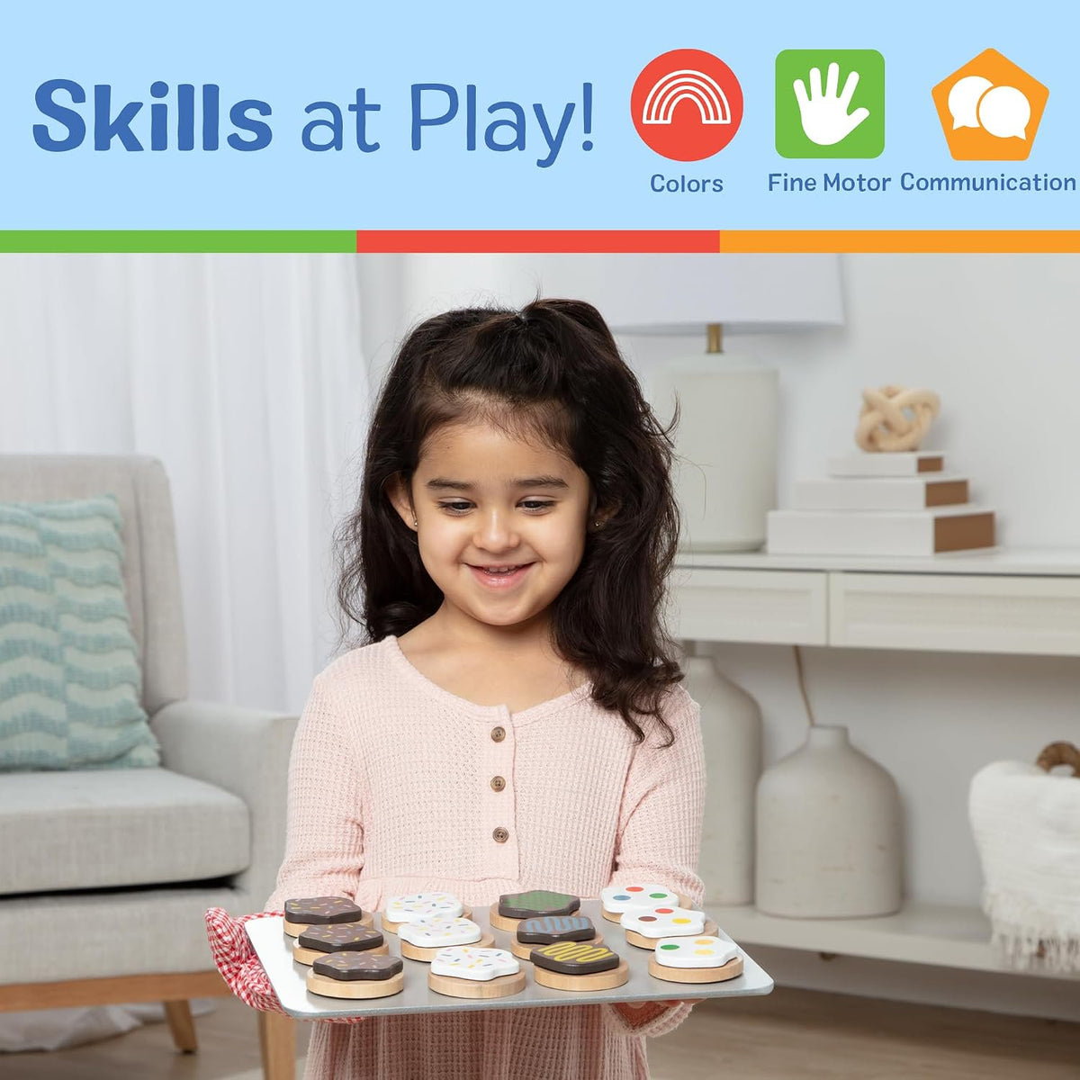 Melissa & Doug Slice & Bake Cookie Set Wooden Pretend Play Food Toys