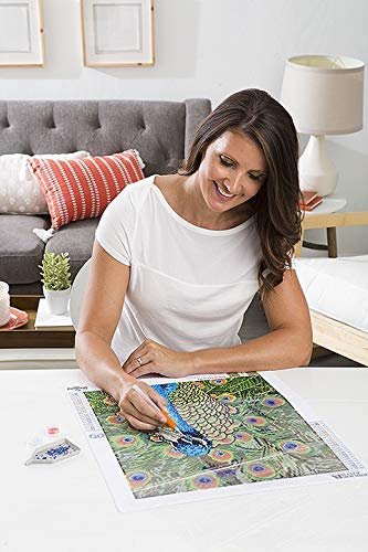 Leisure Arts-Diamond Art by Leisure Arts - Powered by Diamond Dotz - 5D DIY Diamond Painting Kit - Red Dress Design