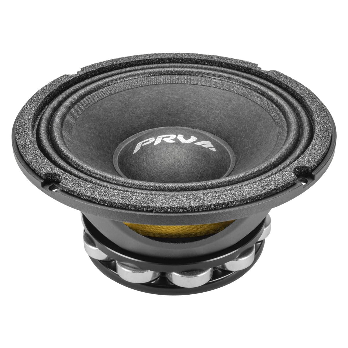 PRV AUDIO 6.5 Inch Midrange Speaker 6MR500-NDY-4 500 Watts 4 Ohm Neodymium Magnet, High Output Loudspeaker for Car Audio & Motorcycle (Single)