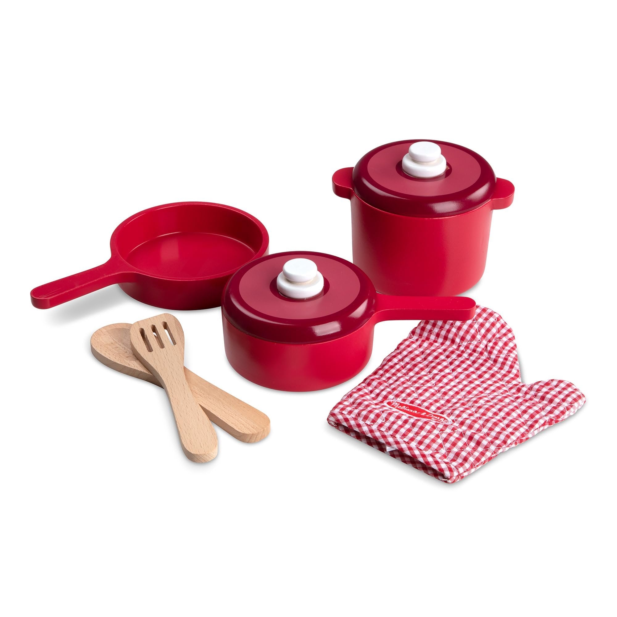 Melissa & Doug Wooden Toy Kitchen Accessory Set Pretend Play Play Food 3+ Gift for Boy or Girl