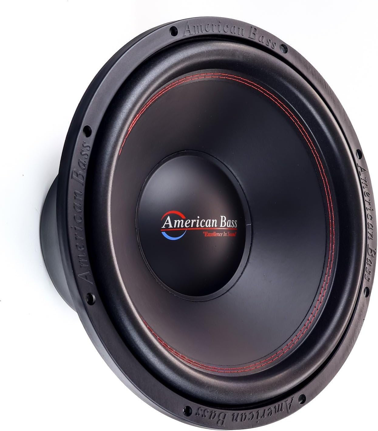 American Bass 15” Subwoofer, 2000W Max / 1000W RMS, Dual 4 Ohm, 3” Voice Coils, Carbon Fiber Cone, Steel Basket, High Output Subwoofer Car Audio Driver for Deep Bass and Accurate Low Frequencies