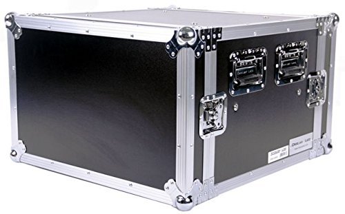 Deejay LED Fly Drive 6U Space Shock Mount Amplifier Case - 21" Body Depth