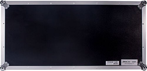 DEEJAY LED TBH Flight DJ Coffin CASE for 2XTURNTABLES in Battle Style Position (TBH2TTRN61WBATT)