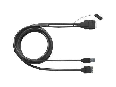 Pioneer CD-IU201S AV/USB Cable - for Audio/Video Device, iPhone - 1 x Male Proprietary Connector - 1 x Male USB, 1 x Male Proprietary Connector - Black