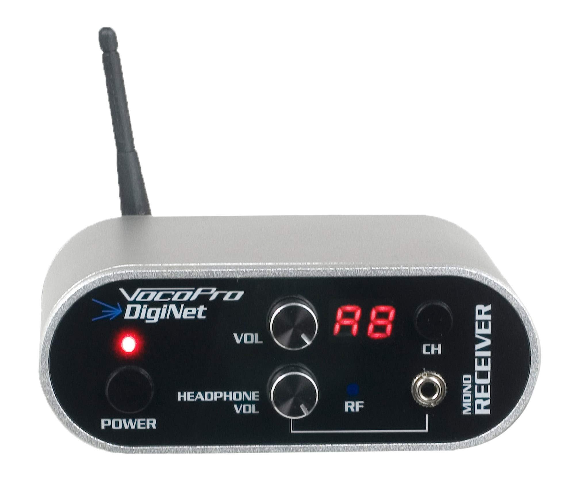 VocoPro Mono Receiver Professional Wireless Audio System, XLR, Silver, DigiNet-MR