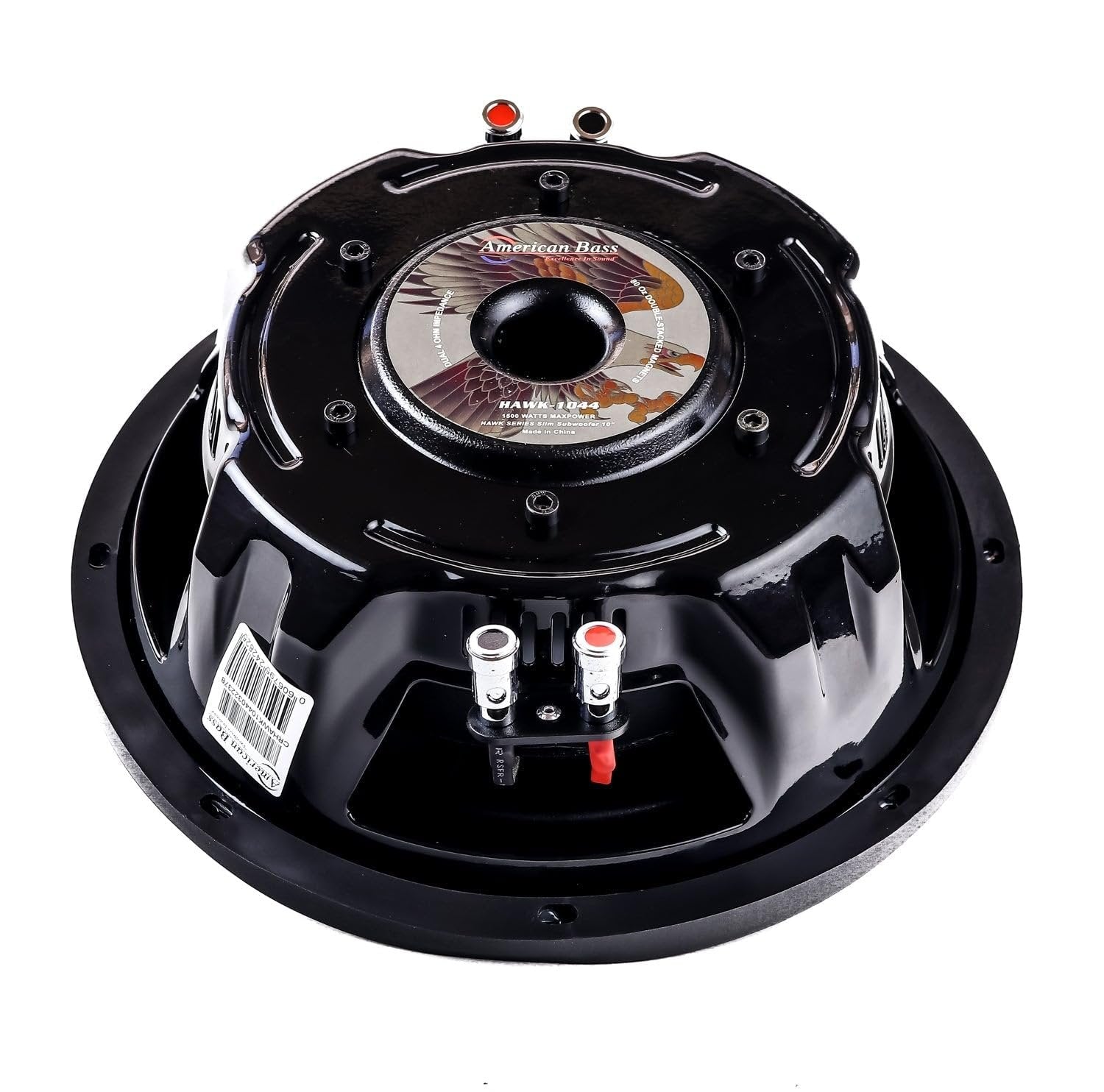 American Bass Hawk Slim 10" 1500 Max Watts Car Subwoofer