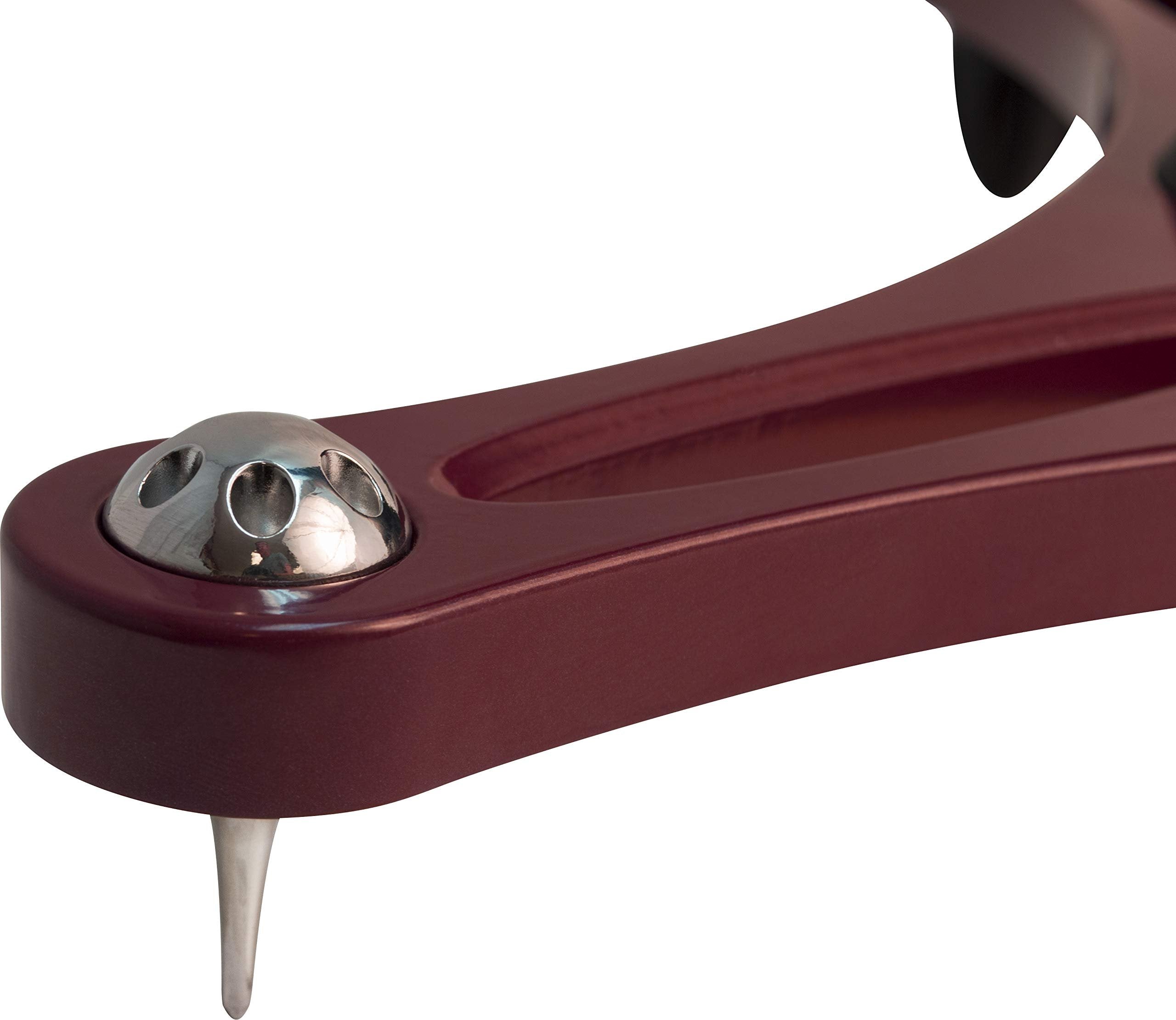 Ultimate Support MS-90/45R 45" Monitor Stands - Red Finish