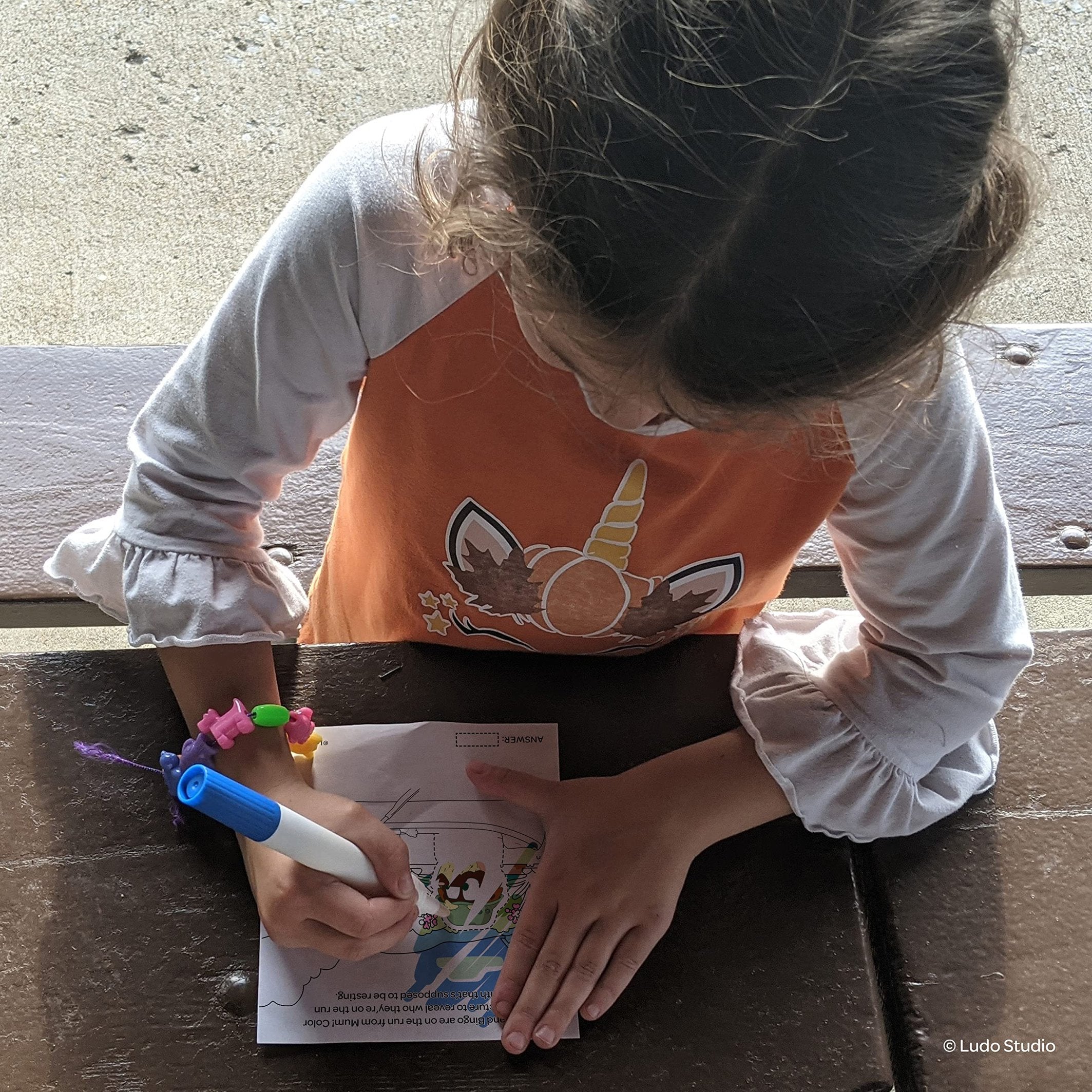 Bendon Inc Bluey Imagine Ink Coloring Book with 1 Mess Free Marker, 16 Pages, 54441