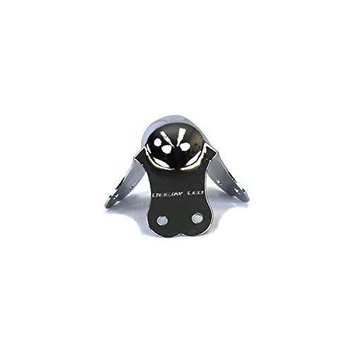 Robust Flight Case Hardware-big And Stackable Ball Corner Three Leaf System With Approximately 3-in Length Per Leaf Chrome Plated 14 Gauge Steel Ball Corner DEEJAYLED TBHBIGSTACKCORNE