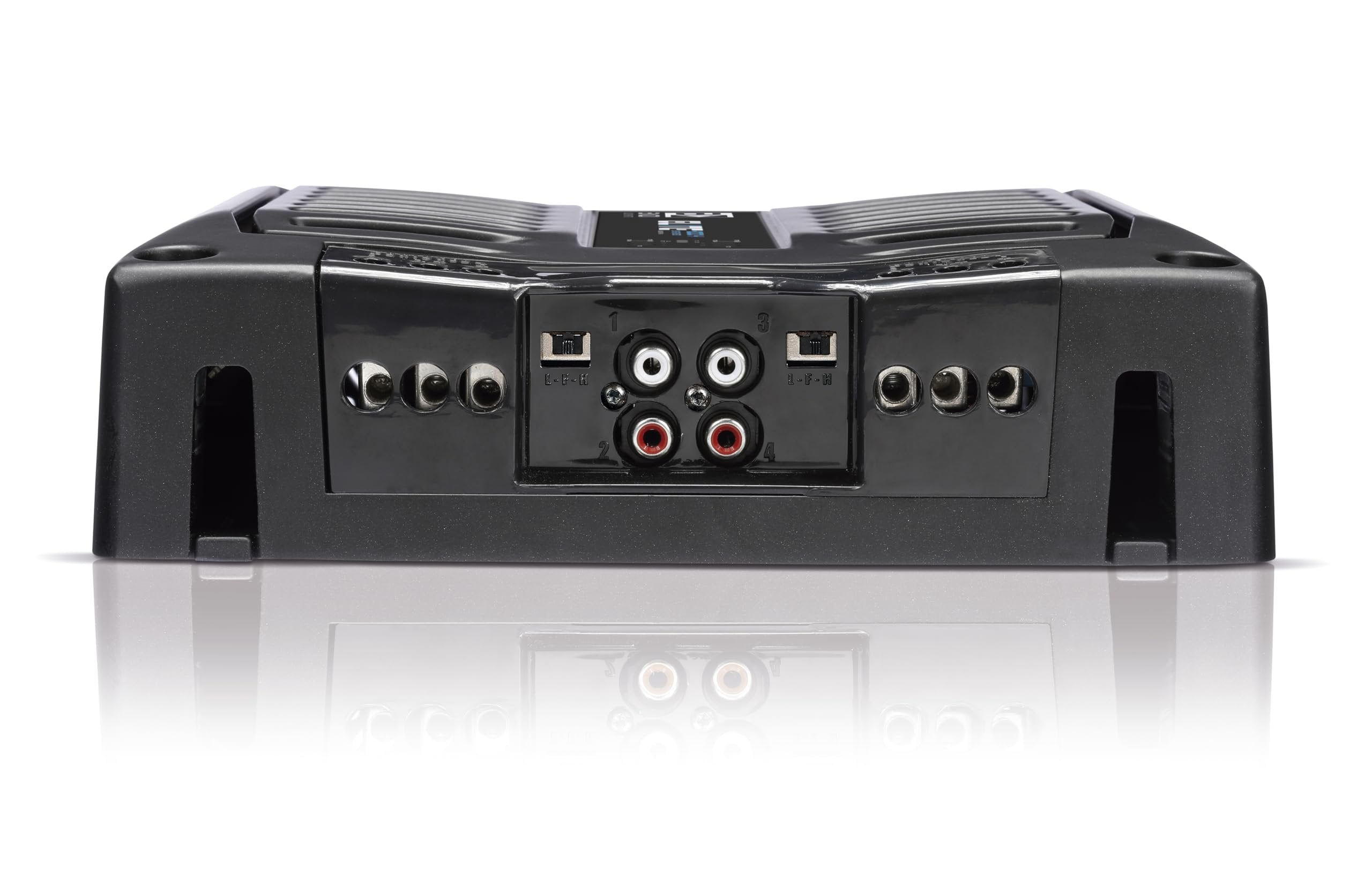 BANDA Audioparts ELITE4000.42OHMS 4-Channel 1000 Watts Max @ 2 Ohm Car Audio Amplifier with Highpass Filter and Low Pass Filter, Black - 4000.42OHM