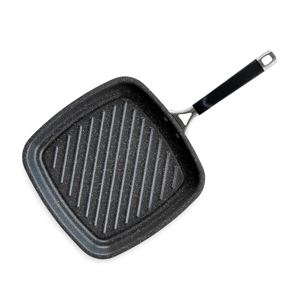 Nordic Ware Verde Aluminized Steel Cookware with Ceramic Coating, Searing Grill Pan 10-Inch