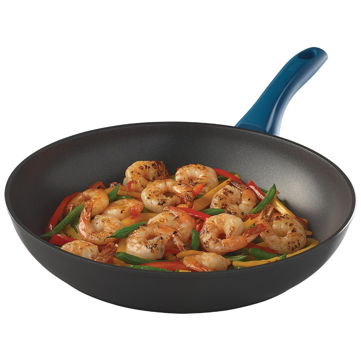 Bialetti Simply Italian Nonstick Aluminum 8" Frying Pan, Gray/Green