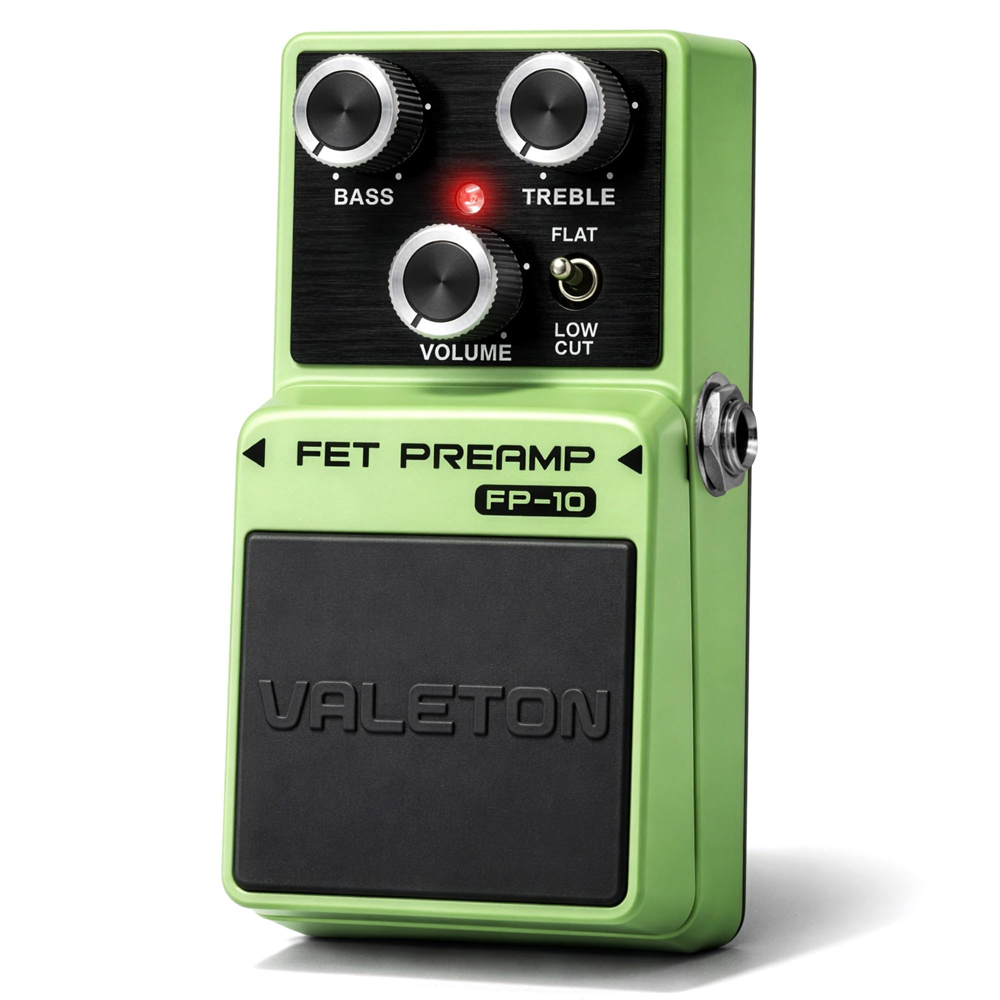 Valeton FET Analog Preamp Guitar Pedal – 26dB Clean Boost with 2 Band EQ and Low Cut Switch, Analog Signal Path, Compact Metal Guitar Distortion Effects Pedal for Tone Shaping and Gain Booster (FP-10)