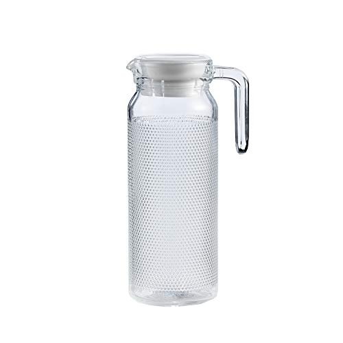 Style Setter Hudson Glass Pitcher, 4.9x3.3x9.45, Clear