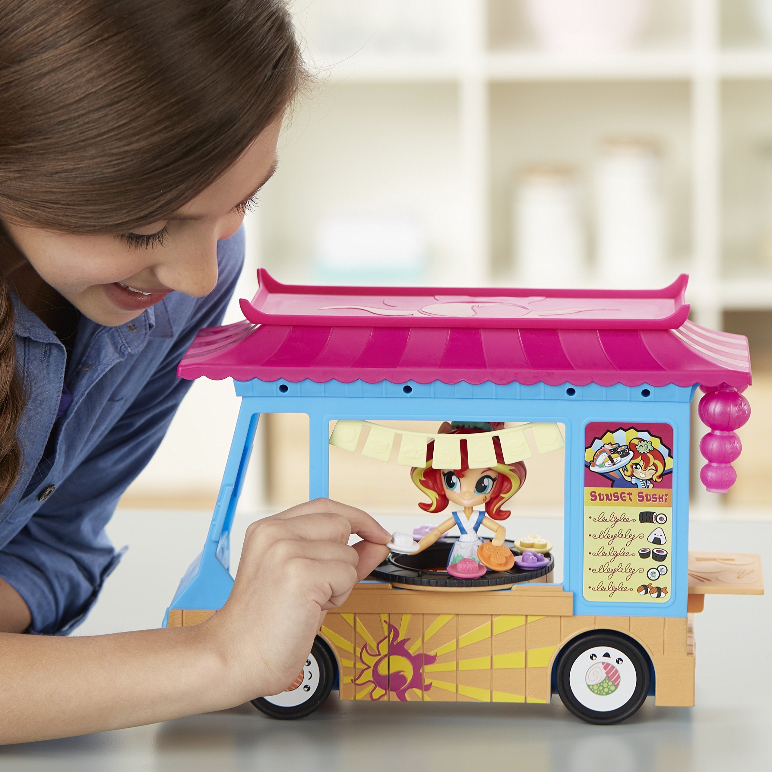 My Little Pony Eg Minis Sunset Shimmer Sushi Truck
