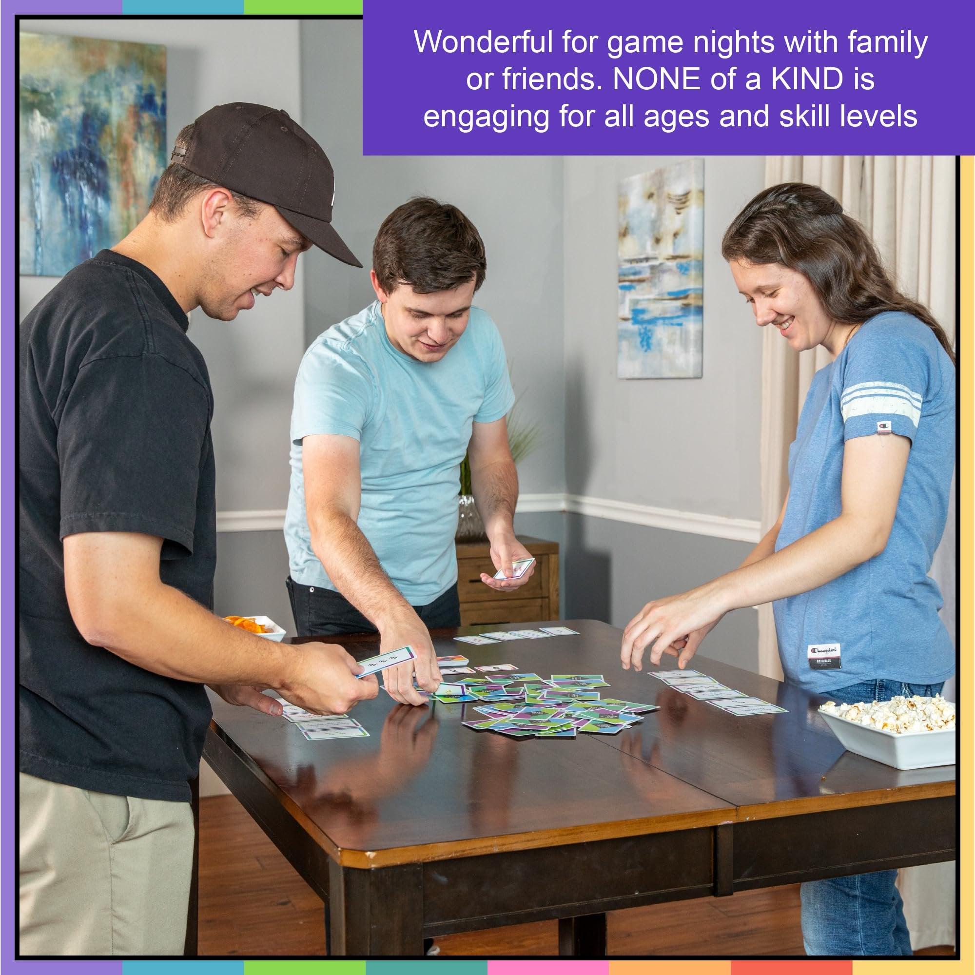 Amigo Games None of a Kind Brainteaser Card Game – A New Kind of Matching Game That is Fun for The Whole Family – for Kids & Adults Ages 7 & Older