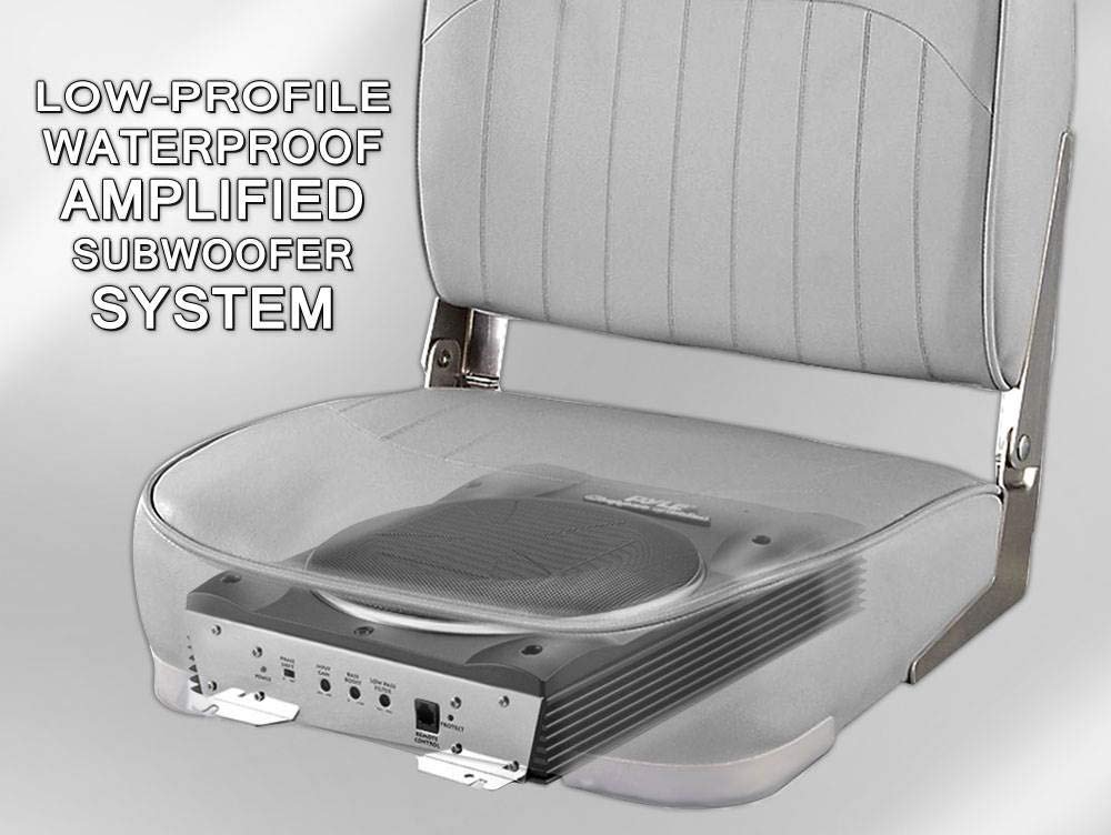 Pyle PLBASS10 10-Inch Low-Profile Super-Slim Active Amplified Subwoofer System
