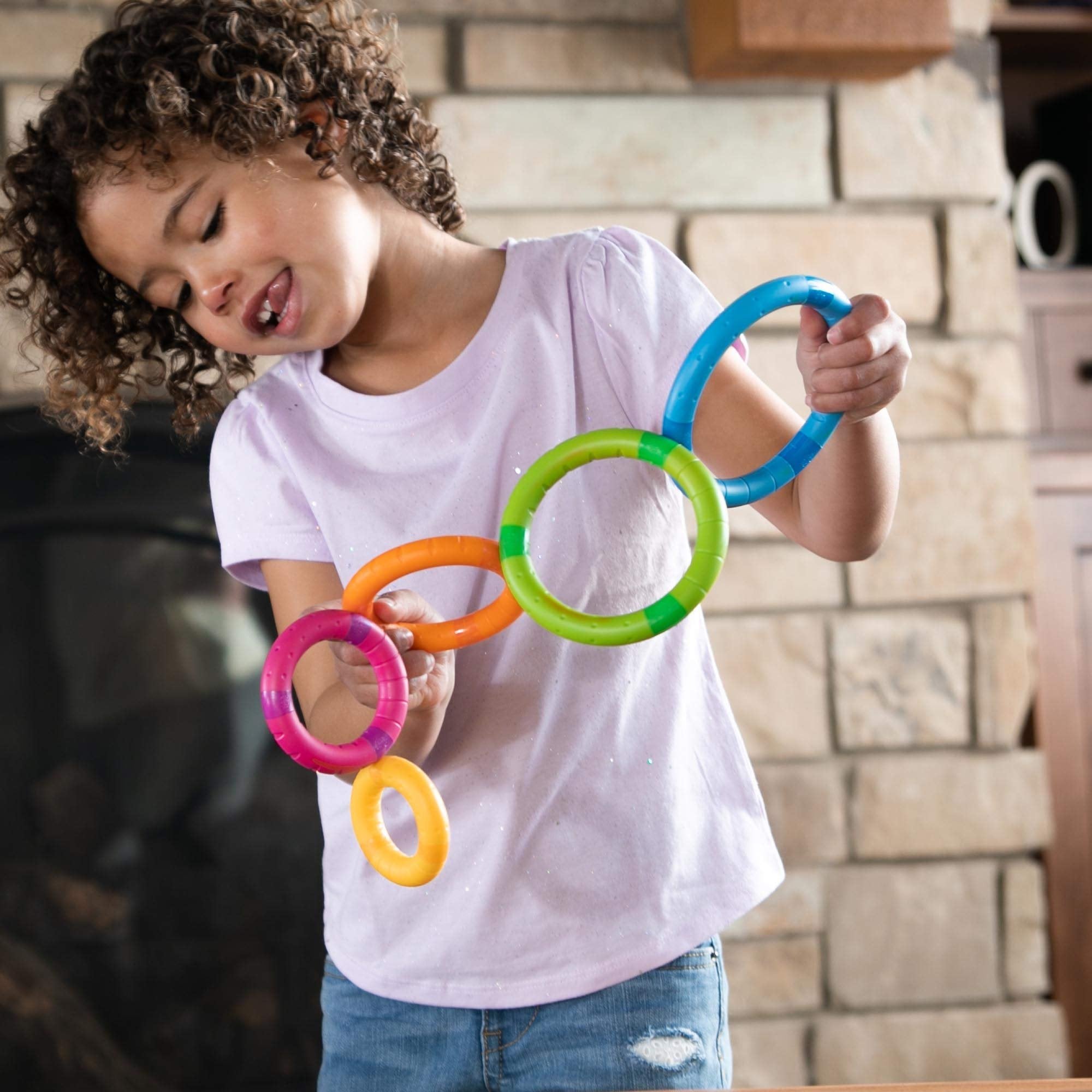 Fat Brain Toys Tinker Rings Baby Toys & Gifts for Ages 2 to 3
